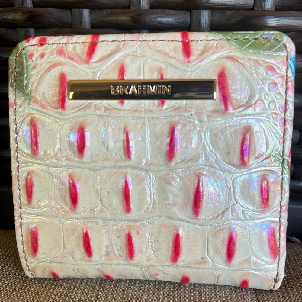 NWT Brahmin Set in DESERT BLOOM PARTON Jane Wallet